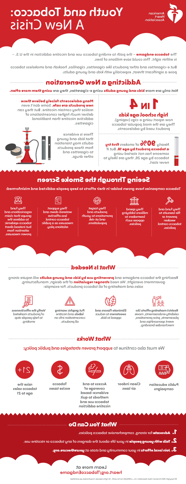 youth and tobacco crisis infographic